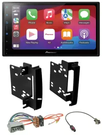 Pioneer DAB USB MP3 Bluetooth 2DIN Autoradio für Chrysler 300C Sebring Dodge Ave