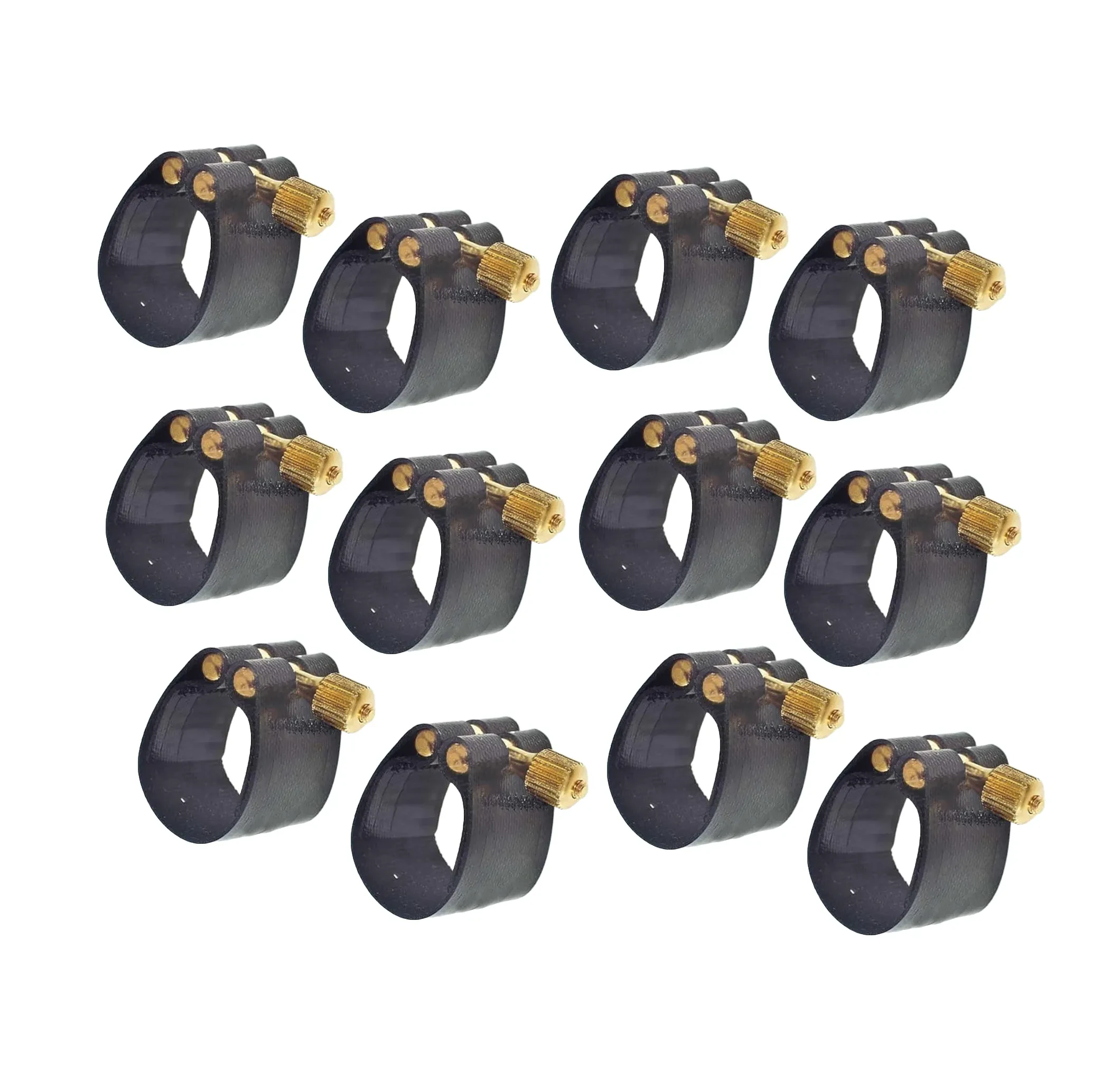 Лигатура для саксофона Rovner 2RUP12 Unpackaged Dark Black (12 штук)