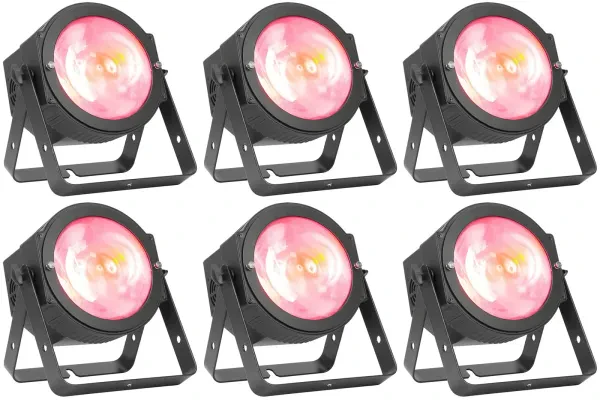 Прибор смены цвета American DJ DOTZ PAR 100 RGB COB LED DMX (6 штук)