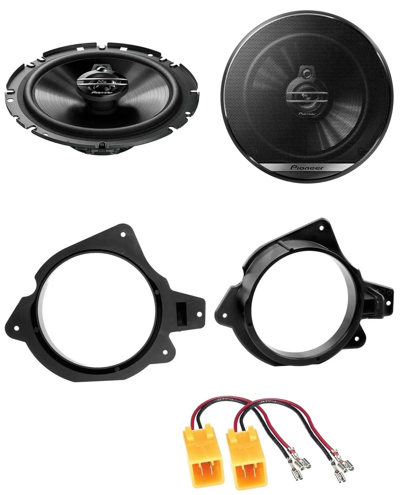 Pioneer 3-Wege 300Watt 16,5cm Lautsprecher für Peugeot 207 CC ab 07 Türe Heck Au