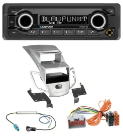 Blaupunkt MP3 Bluetooth USB AUX Autoradio für Ford Fiesta Display 08-10 silber