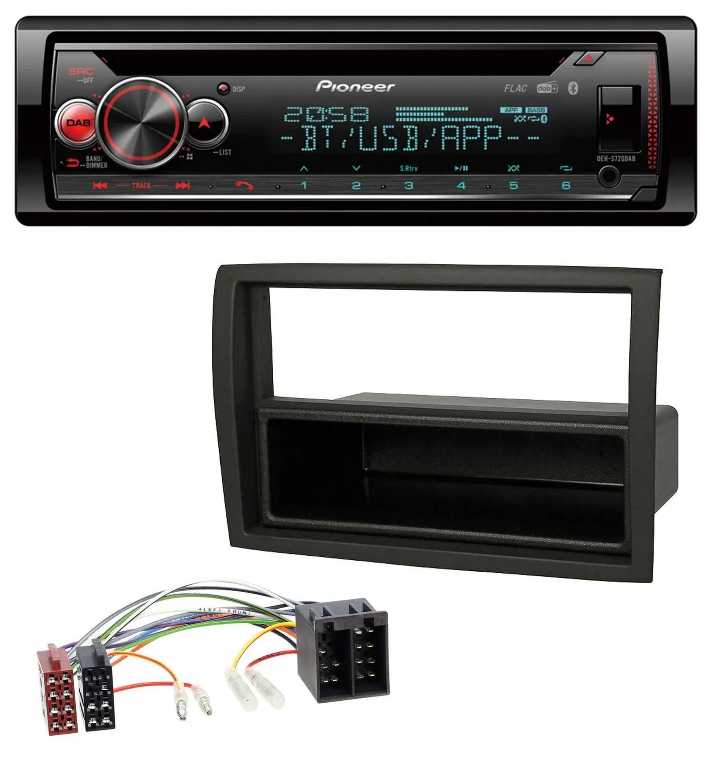 Pioneer MP3 DAB CD Bluetooth USB Autoradio für Citroen Jumper Fiat Ducato Peugeo