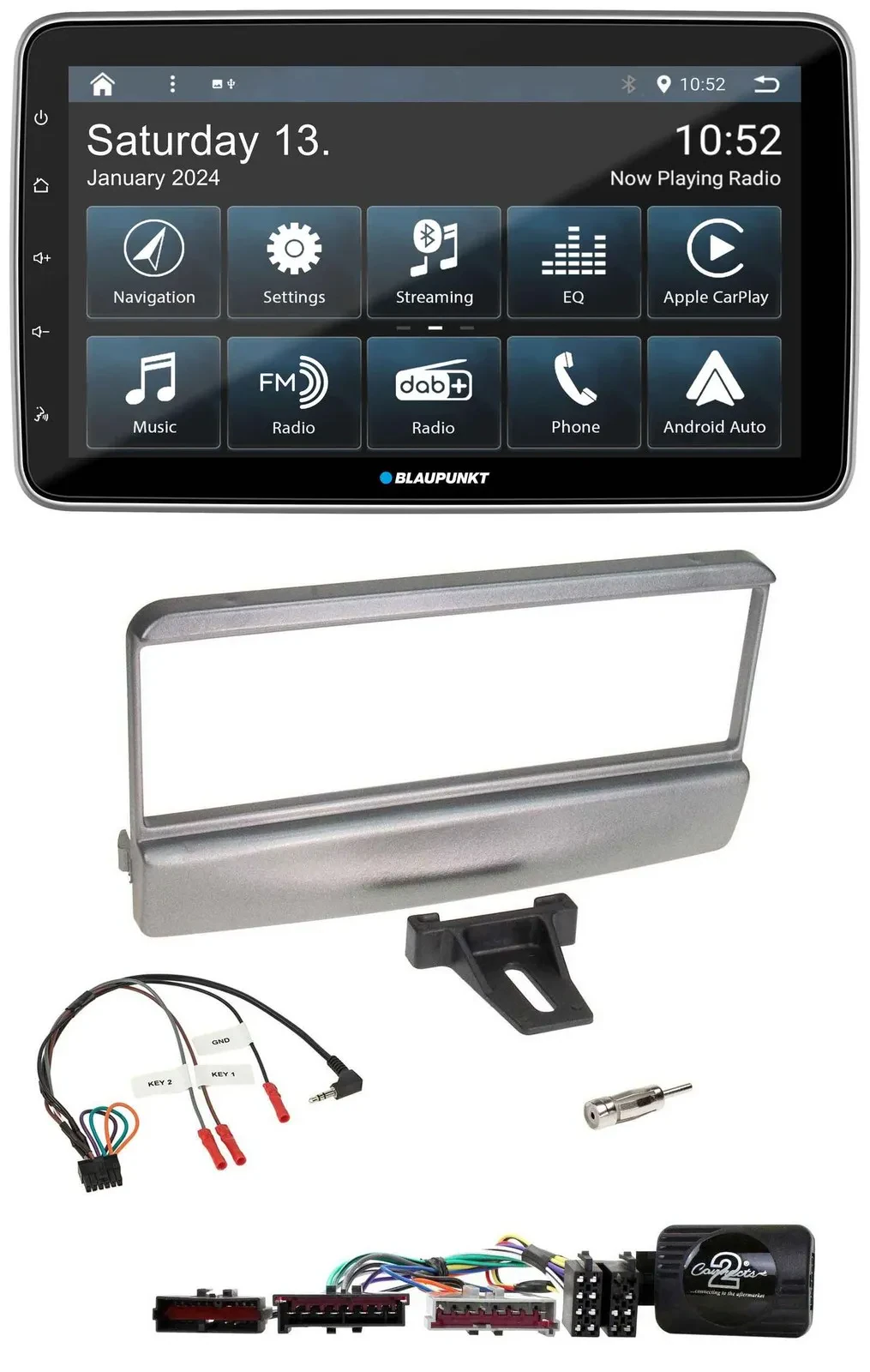 Blaupunkt USB DAB SD Lenkrad Bluetooth Autoradio für Ford Escort Focus silber