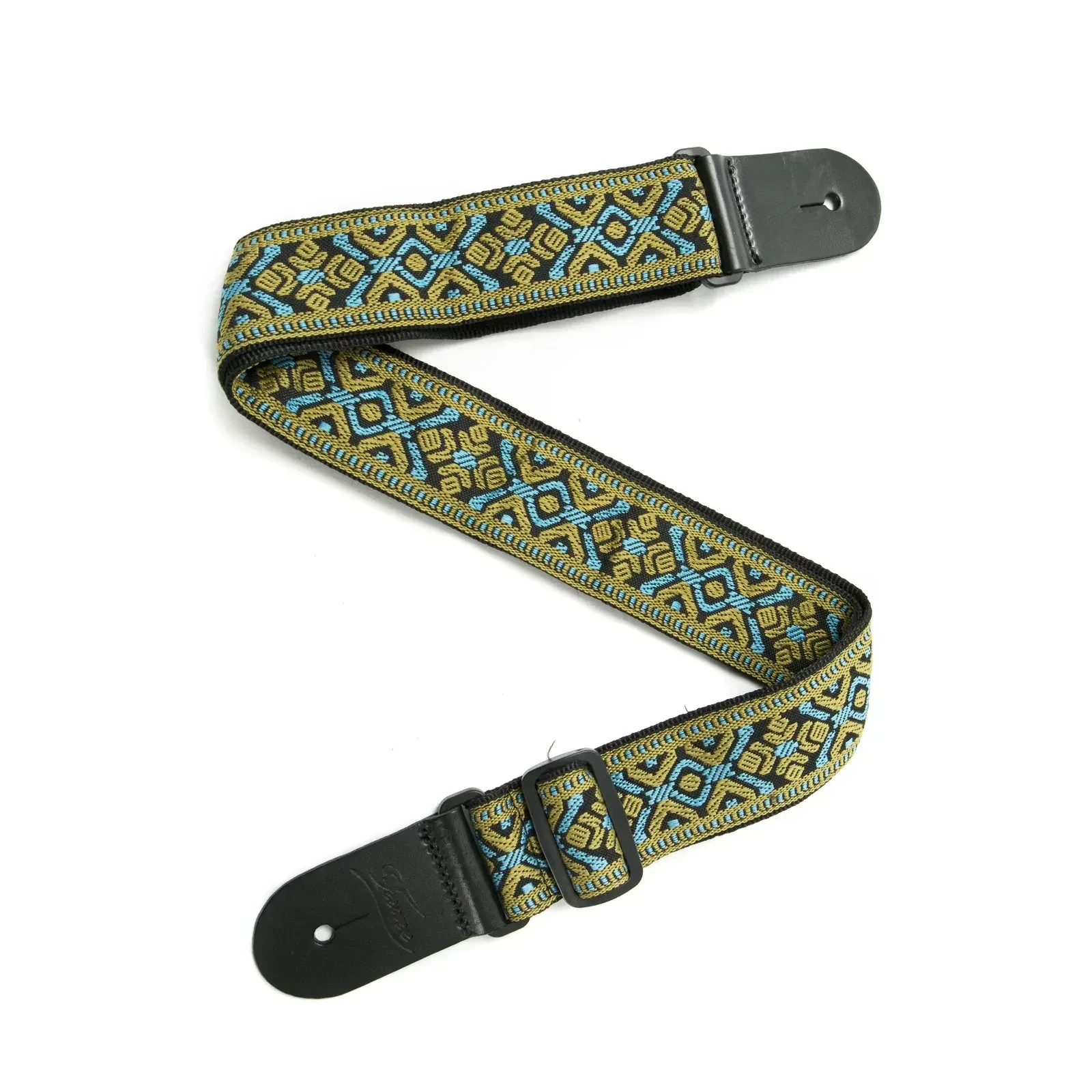 Ремень для гитары Fame Audio GIT0037222-000 Weave Series Baroque Pattern 3 Blue Gold