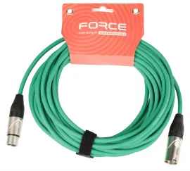 Микрофонный кабель Force FMC-05/10 GR Green 10 м