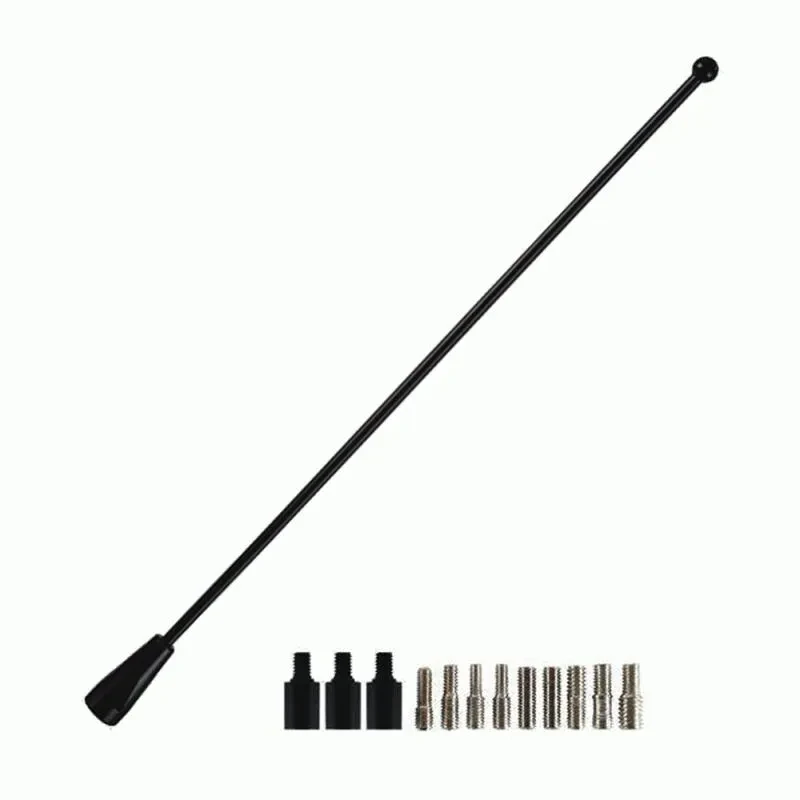 Metra 44-SHSH 8" Black Replacement Antenna Mast with 12 Adapters