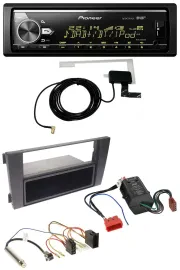 Автомагнитола Pioneer Bluetooth DAB USB MP3 для Audi A6 (C5) 2001–2005, совместима с Bose (активная)