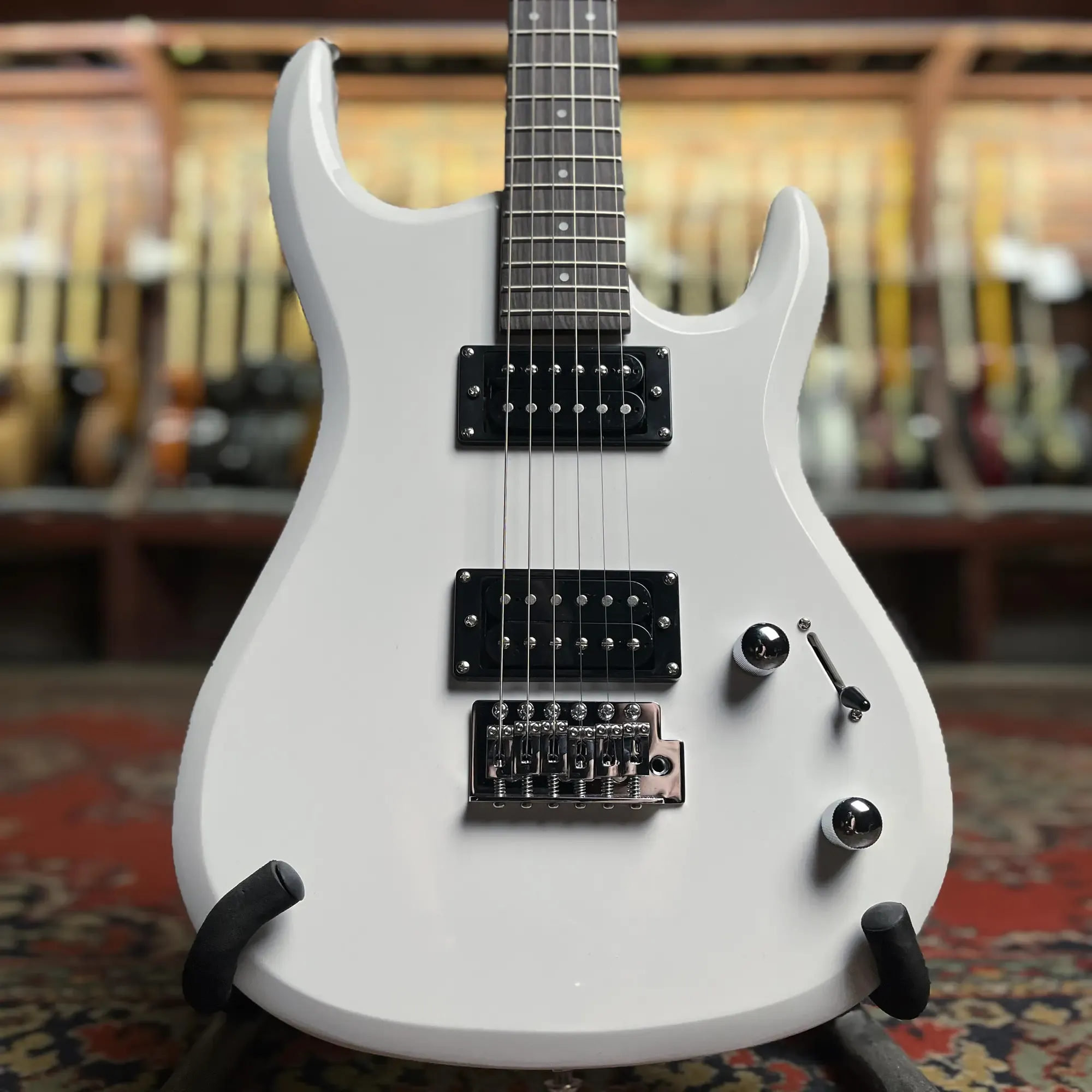 Электрогитара J&D Guitars 801 Superstrat HH White