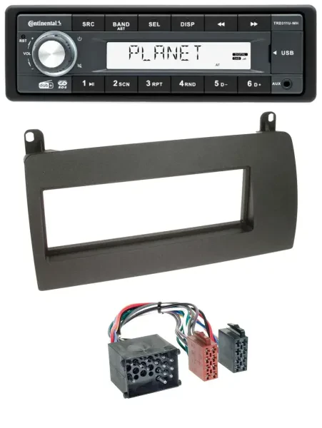 Continental MP3 AUX USB DAB 1DIN Autoradio für Rover 75 (1999-2001)