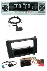 Dietz Bluetooth USB MP3 DAB Autoradio für Mercedes CLK W209 ab 06 Coupe 04-09 Ca