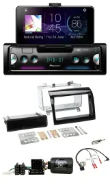 Автомагнитола для Fiat Ducato (2012–2015) Pioneer USB Bluetooth DAB, черный глянец