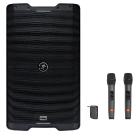 Mackie SRM212 V-Class 12” 2000w Active PA DJ Speaker w/Bluetooth+JBL Microphones