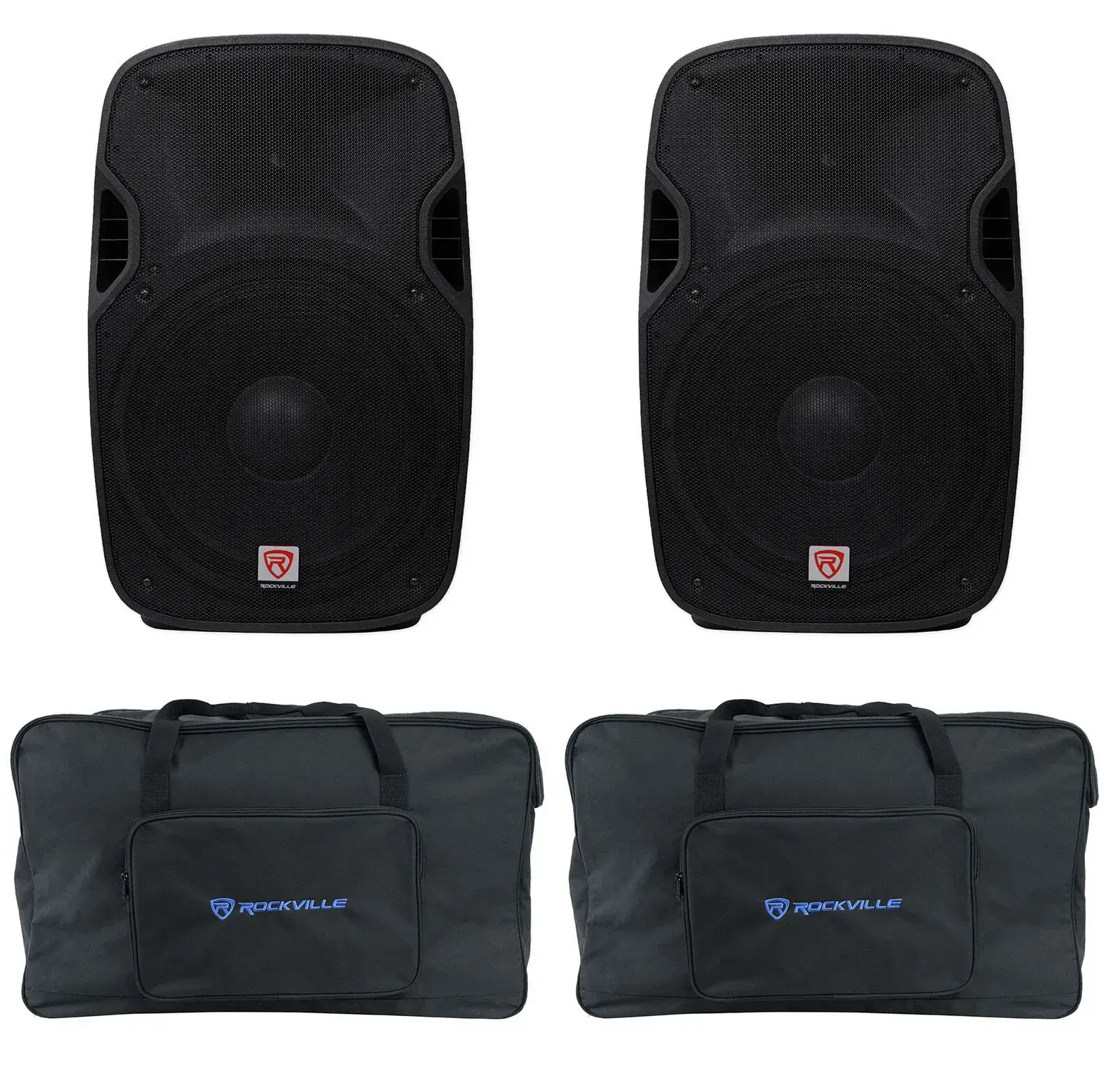 Пассивная акустическая система Rockville SPGN158 Black с чехлом (пара)