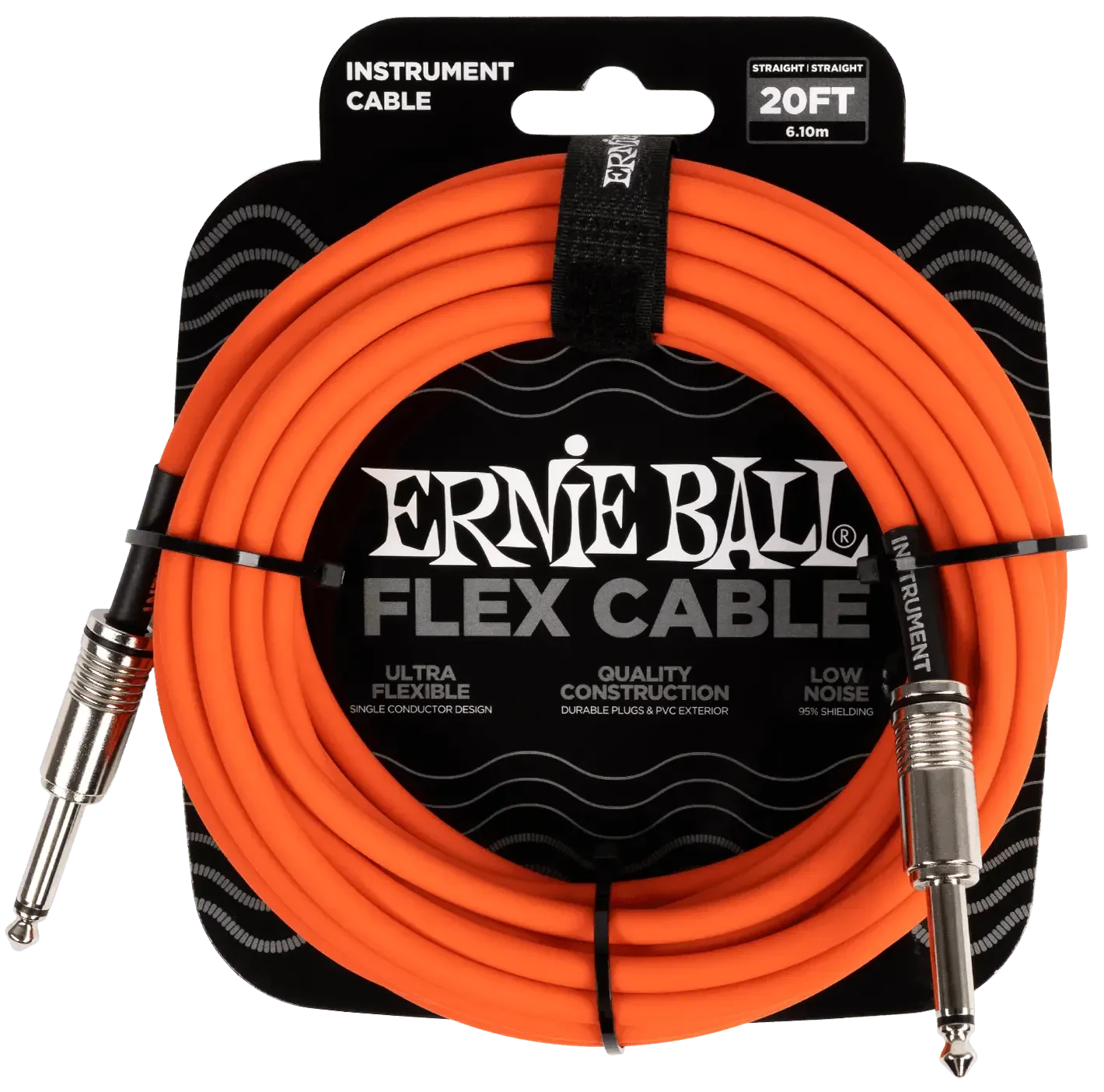 Инструментальный кабель Ernie Ball 6421 6м Flex Orange