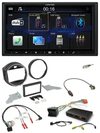 Alpine Bluetooth 2DIN Lenkrad DAB USB Autoradio für BMW Mini F55/F56 2013-2016 s