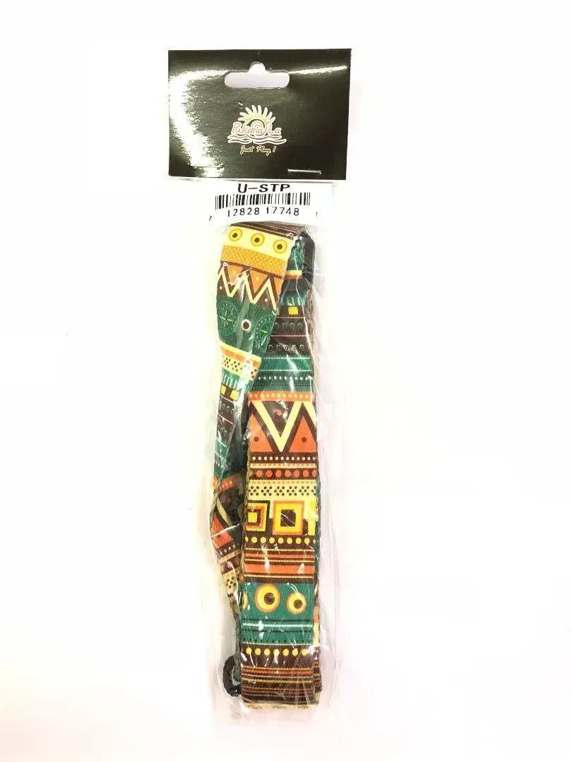 Ремень для укулеле PukanaLa U-STP2 Polyester Necklace Style Yellow Green