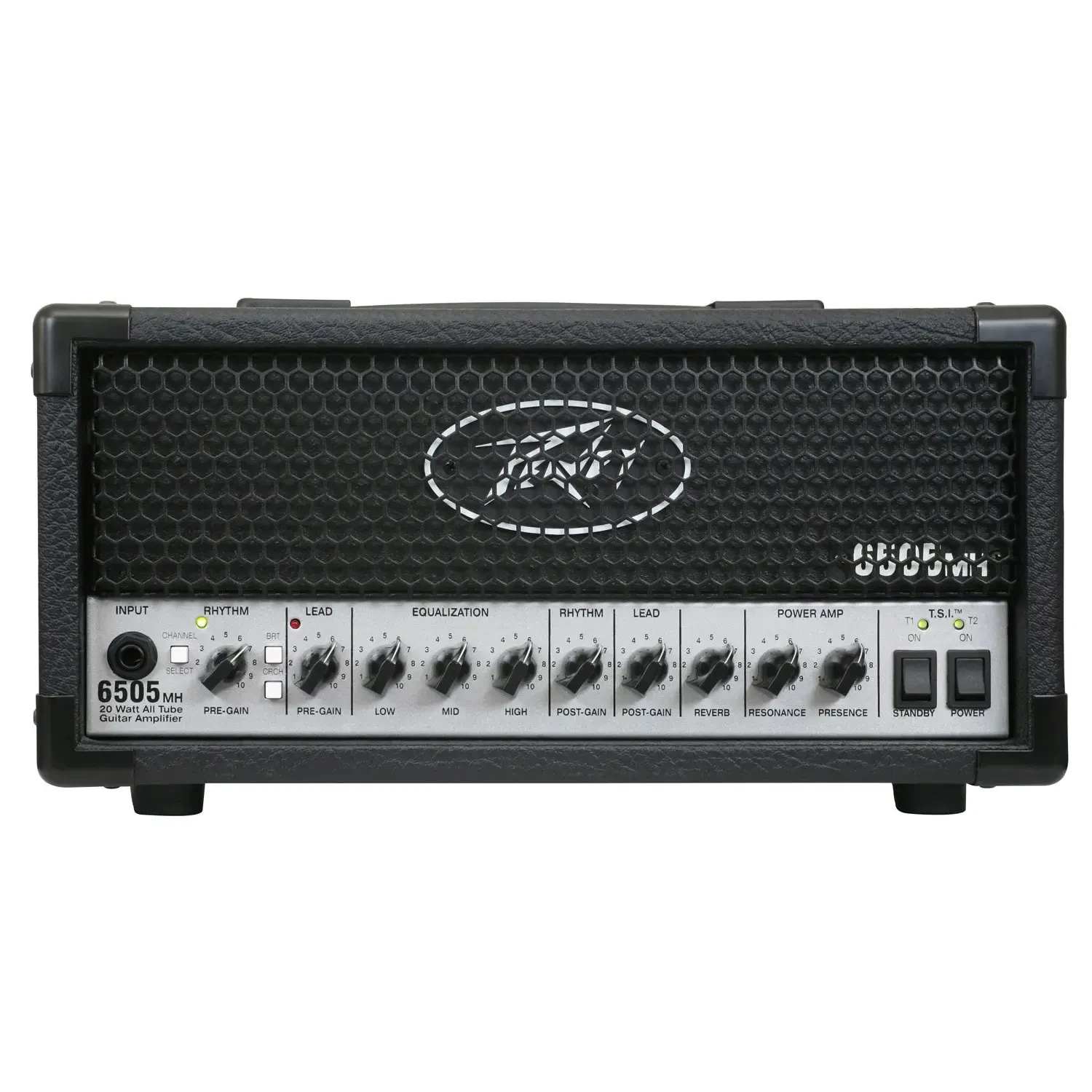 Ламповый гитарный усилитель Peavey 6505 MH “голова”, 2 канала, 20 Вт, Reverb, футсвич в комплекте