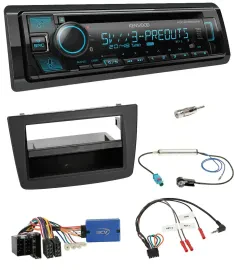 Kenwood Bluetooth USB CD Lenkrad DAB Autoradio für Alfa Romeo Mito 2013-2018 955