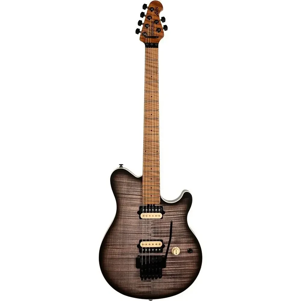 Электрогитара Music Man Axis Flame Top Charcoal Cloud