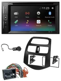 Автомагнитола Pioneer 2DIN Bluetooth USB DAB DVD для Chevrolet Spark (с 2013)
