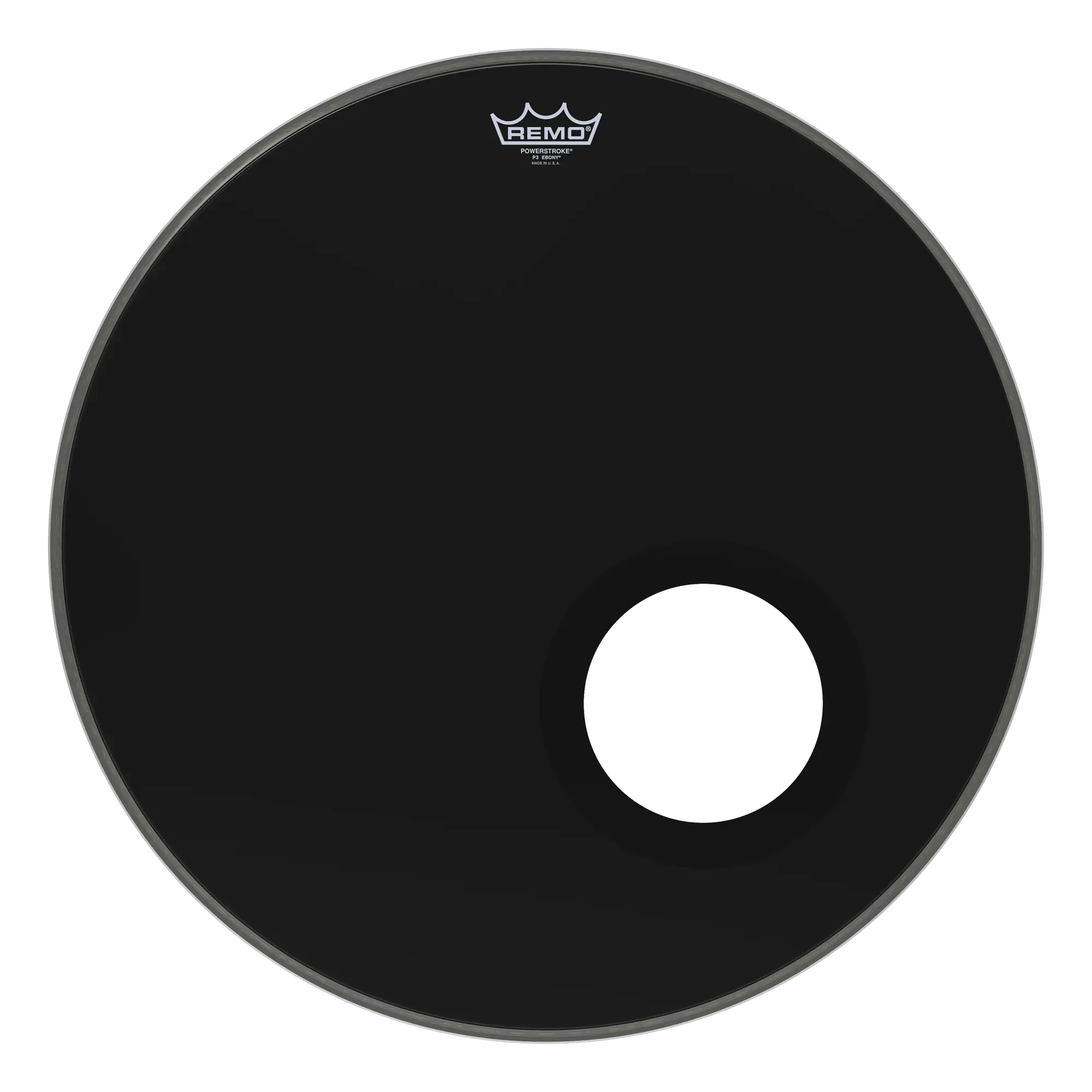Пластик для барабана Remo 22" Powerstroke P3 Ebony