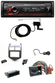 Автомагнитола для Chevrolet Aveo/Sonic Pioneer DAB USB MP3 Bluetooth тёмно-серая