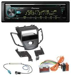Pioneer DAB MP3 CD USB Bluetooth Autoradio für Ford Fiesta JA8 08-10 ohne Displa