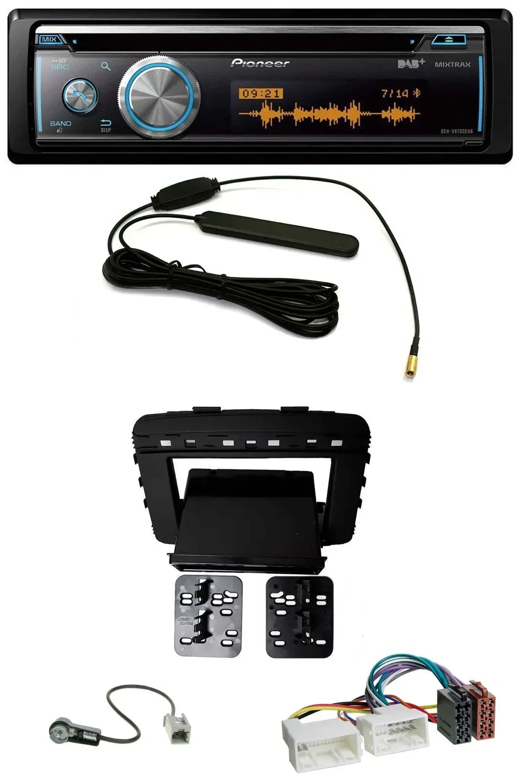 Автомагнитола Pioneer CD/USB/Bluetooth/DAB/MP3 для Kia Sorento (UM, с 03/2015)