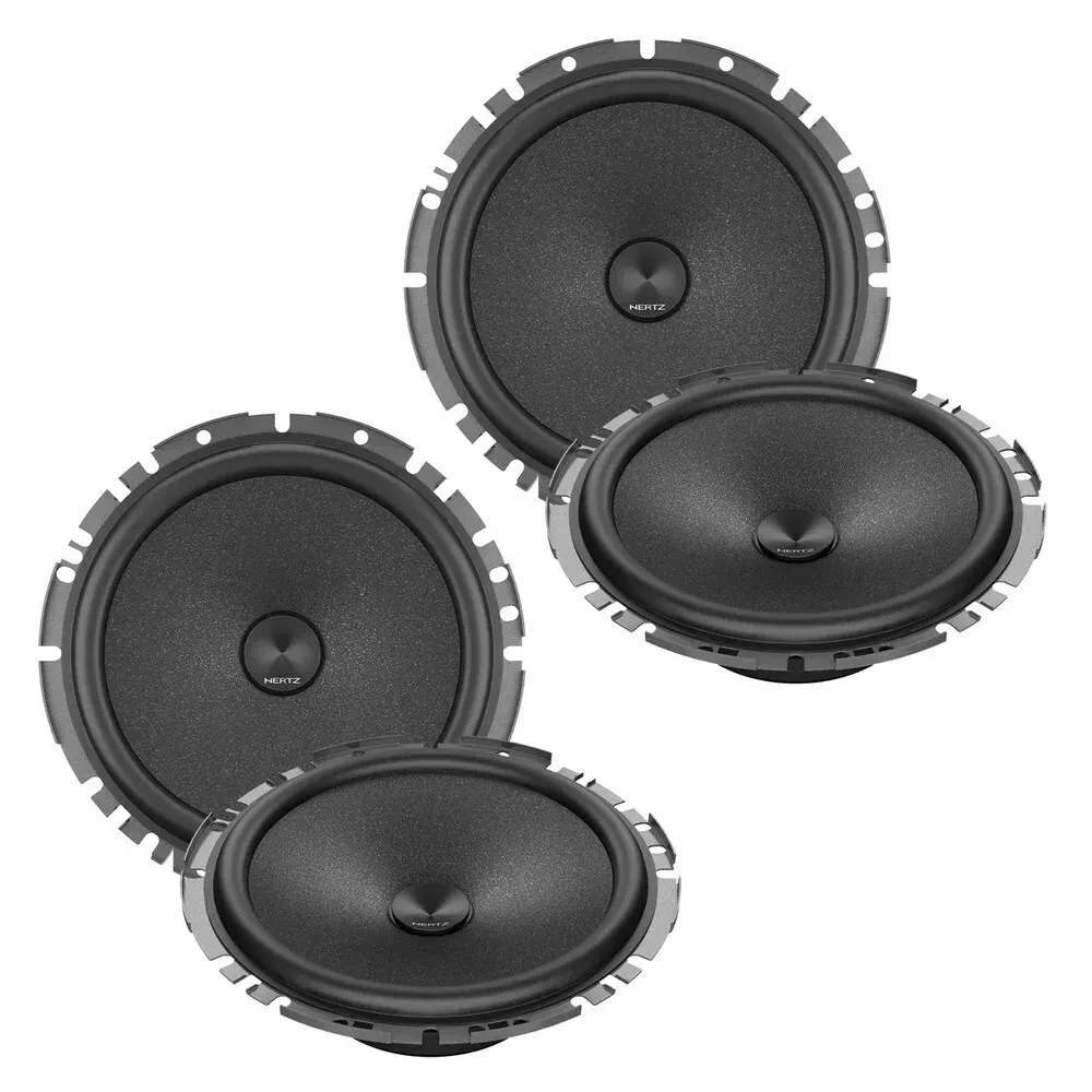 Hertz C 165 F 280W RMS 6.5" Cento Series Mid-Bass Woofers (2 Pairs)