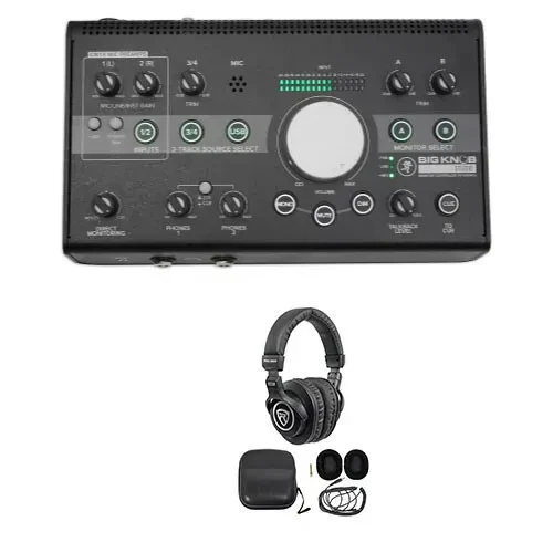Мониторный контроллер Mackie Big Knob Studio 3x2, USB 96 кГц, с наушниками
