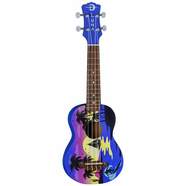 Укулеле Luna Uke Kauwela Summer Soprano Ukulele w/ Gig Bag