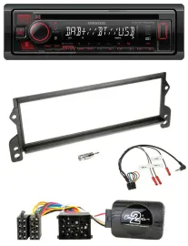 Kenwood Lenkrad CD USB Bluetooth DAB Autoradio für Mini (2001-2002)