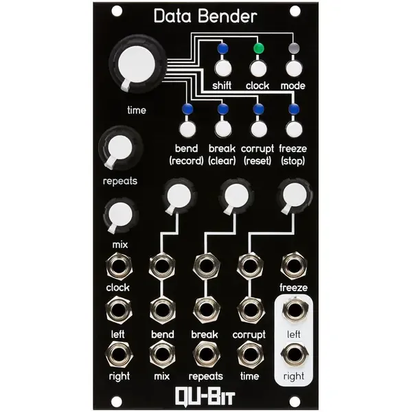 Модульный студийный синтезатор Qu-Bit Data Bender Circuit Bent Audio Buffer Eurorack Synth Module