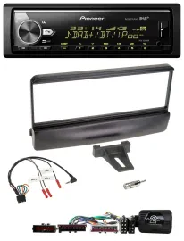Автомагнитола Pioneer Bluetooth USB DAB для Ford Mondeo (2000–2002) черная