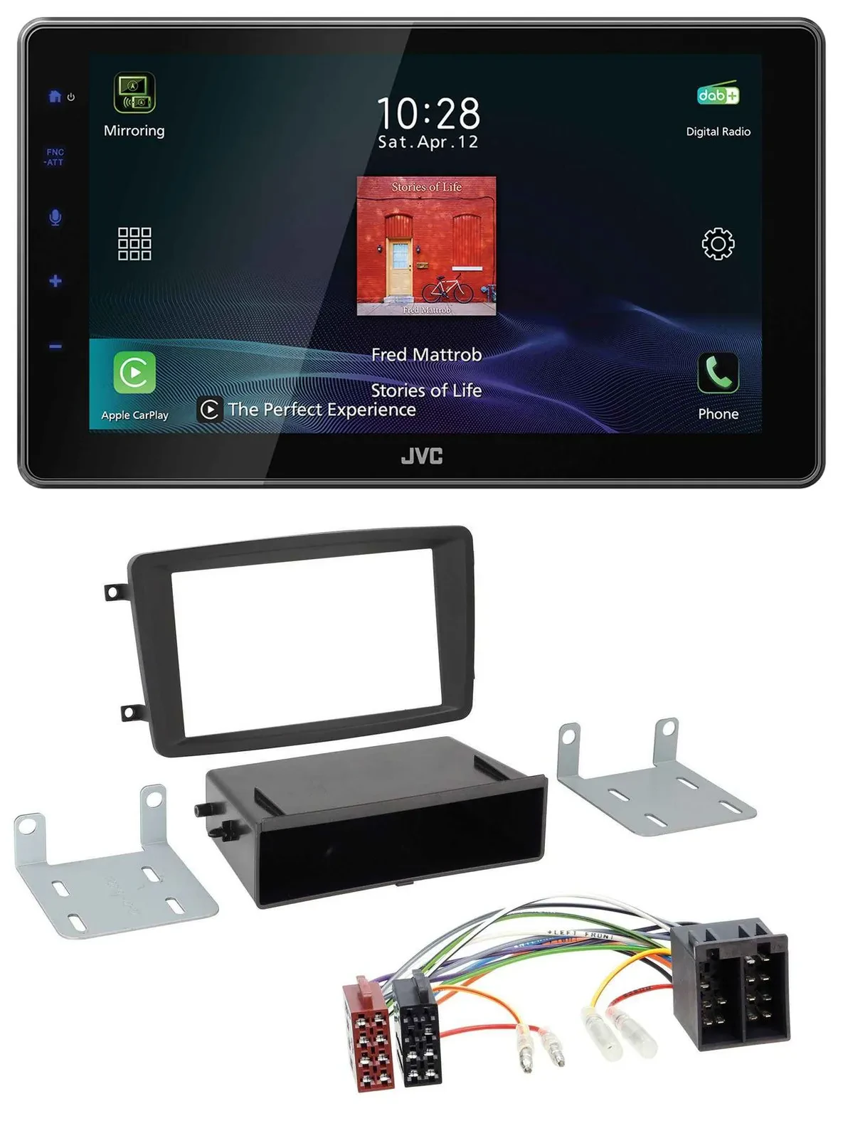 Автомагнитола для Mercedes C-Class/CLK/Vito/Viano JVC DAB, MP3, Bluetooth, USB