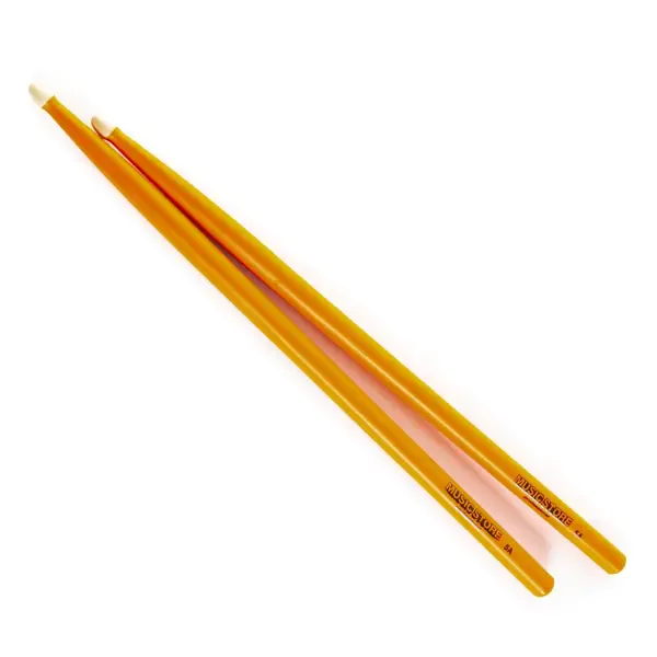 Барабанные палочки Music Store UV Orange Drumsticks 5A