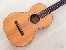 David Flammang Guitars DP40 Boutique 12 Fret Parlor Guitar, Lutz Spruce w/ Case