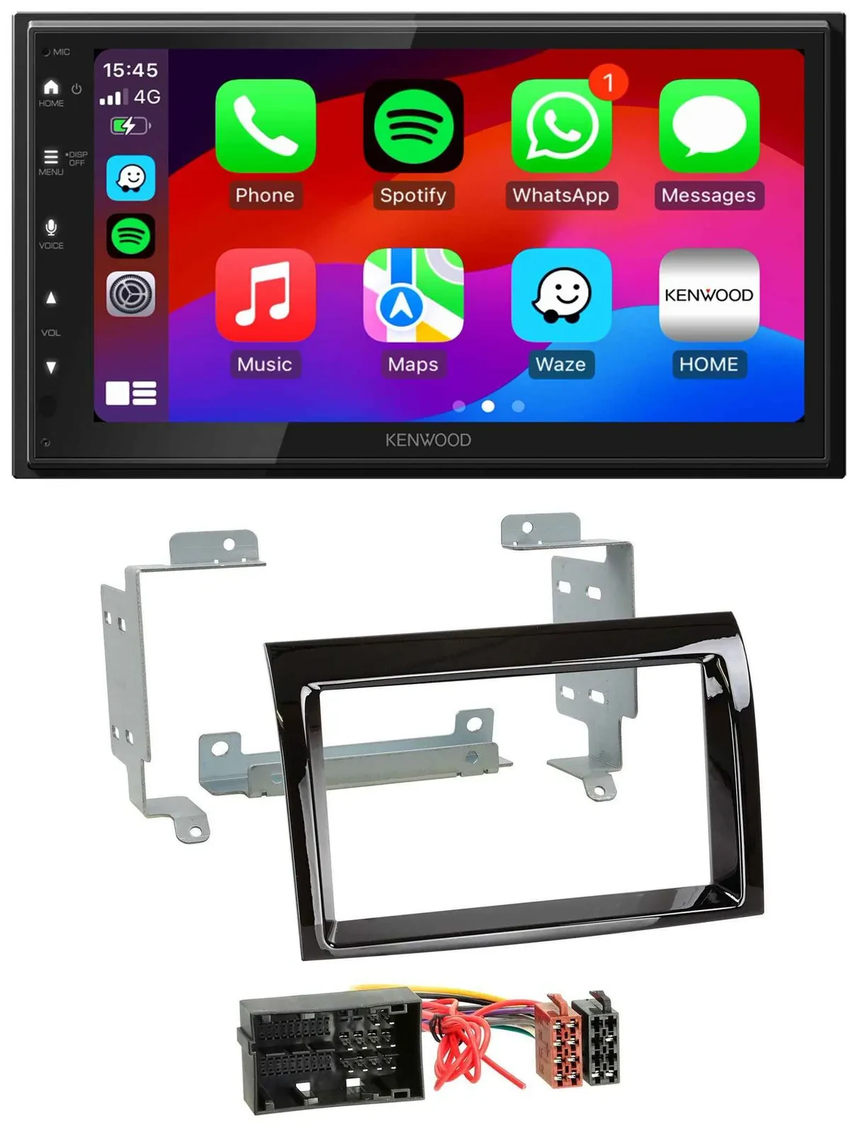 Kenwood MP3 USB DAB 2DIN Bluetooth Autoradio für Fiat Ducato Peugeot Boxer Citro