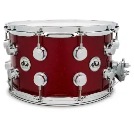 DW Collector's SSC Maple Finish Ply Snare Drum 14 x 8 in. Ruby Glass