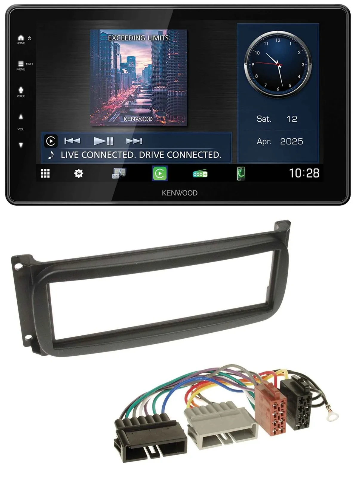 Kenwood MP3 Bluetooth USB DAB Autoradio für Chrysler Grand Voyager Neon PT Cruis