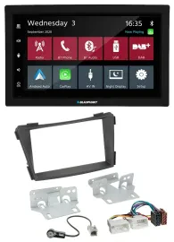 Blaupunkt DAB Bluetooth USB MP3 2DIN Autoradio für Hyundai i40 VF ab 2011 schwar