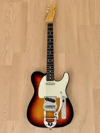 Электрогитара Fender '62 Telecaster Custom TL62B-BIGS Bigsby B5 SS Sunburst w/case Japan 2004