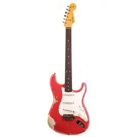 Электрогитара Fender Custom Shop Korina 1963 Stratocaster Fiesta Red Heavy Relic