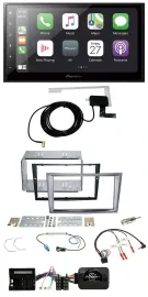 Pioneer USB Lenkrad 2DIN Bluetooth DAB Autoradio für Opel Antara Astra H Zafira