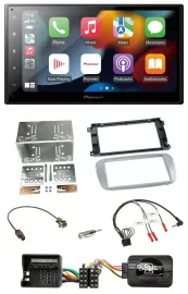 Pioneer DAB Bluetooth 2DIN USB Lenkrad Autoradio für Ford Galaxy C Max Focus Pro