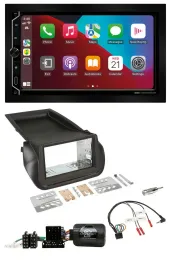 ESX 2DIN DAB USB Lenkrad Bluetooth Autoradio für Citroen Nemo Fiat Fiorino Peuge