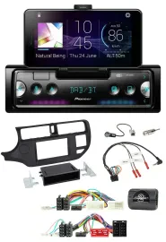 Автомагнитола Pioneer для Kia Rio UB (2011–2015), Bluetooth, DAB, USB, черная