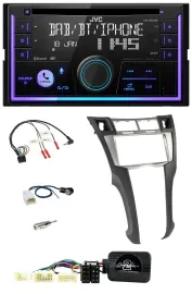 JVC Lenkrad USB 2DIN DAB Bluetooth CD Autoradio für Toyota Yaris 2006-2011