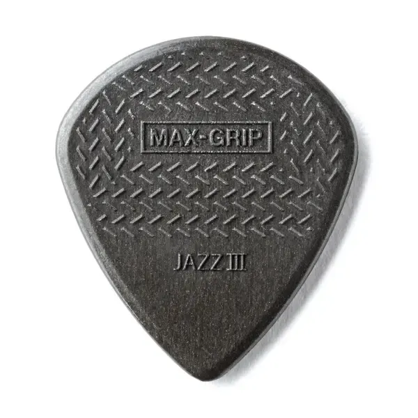 Медиатор Dunlop 471R3C-1 Max-Grip Jazz III Carbon