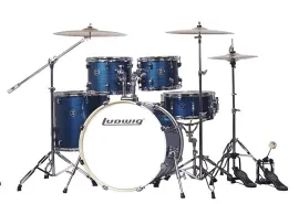 LC198-4 Accent Pro Барабанная установка, синяя, 2 коробки, Ludwig